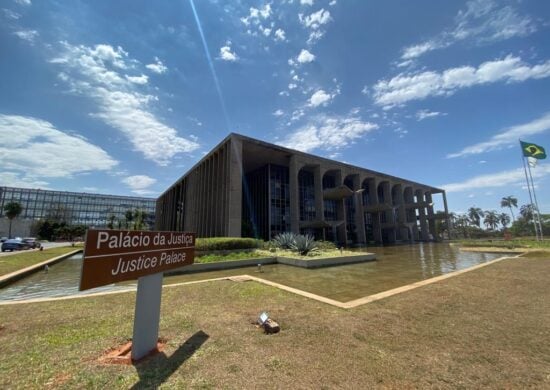 Fachada do Ministério da Justiça, em Brasília