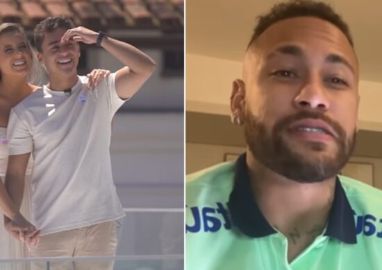 Neymar participa de chá-revelação de filho de deputado Nikolas Ferreira