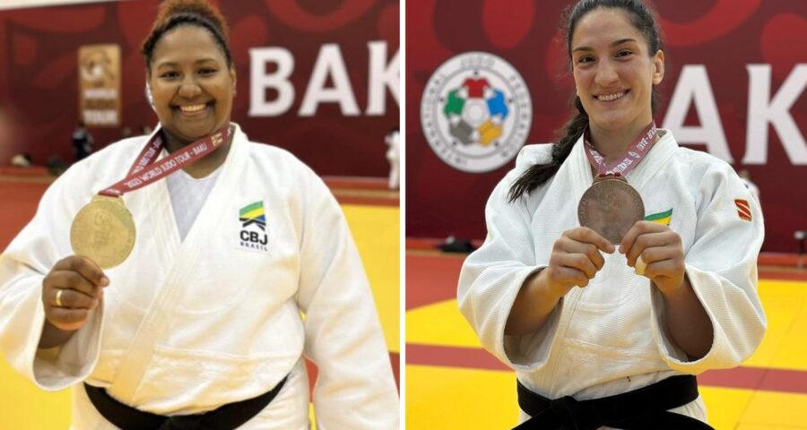 Beatriz Souza e Mayra Aguiar conquistam medalhas no Grand Slam de judô de Baku - Foto: Reprodução/ Instagram @_beatrizsouzaar / CBJ