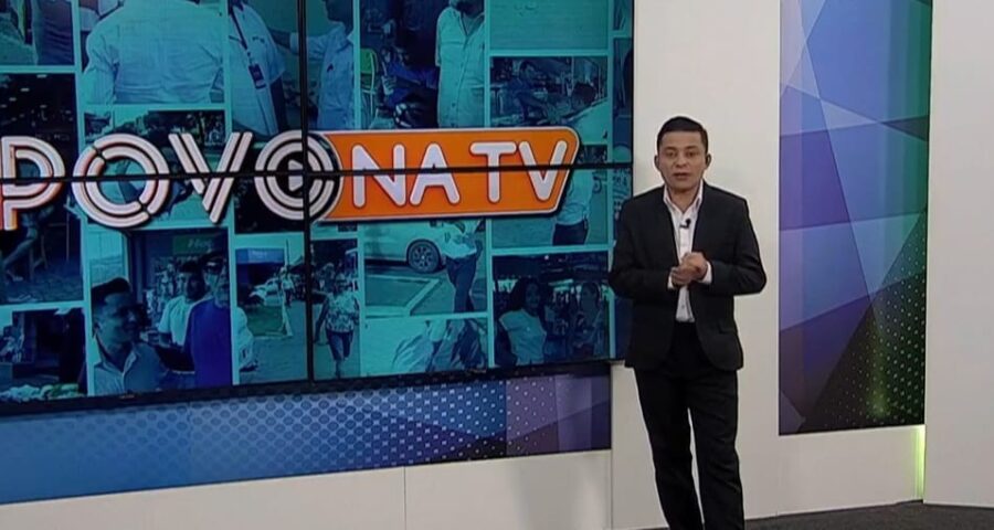 Programa Povo Na Tv foi apresentado por Léo Cândido - Foto: Reprodução/TV Norte Tocantins