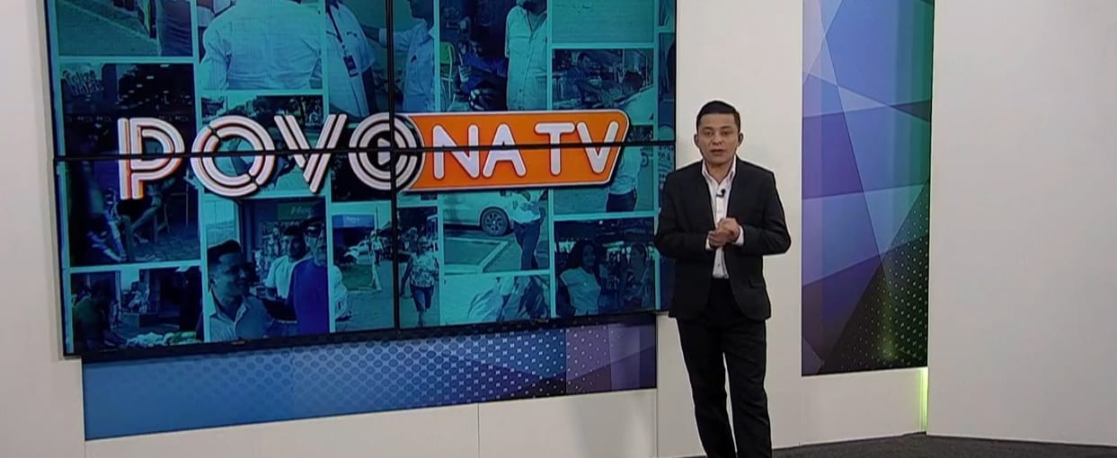 Programa Povo Na Tv foi apresentado por Léo Cândido - Foto: Reprodução/TV Norte Tocantins