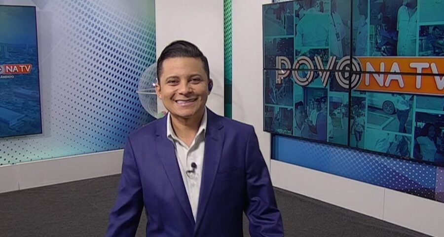 Programa Povo Na Tv foi apresentado por Léo Cândido - Foto: Reprodução/TV Norte Tocantins