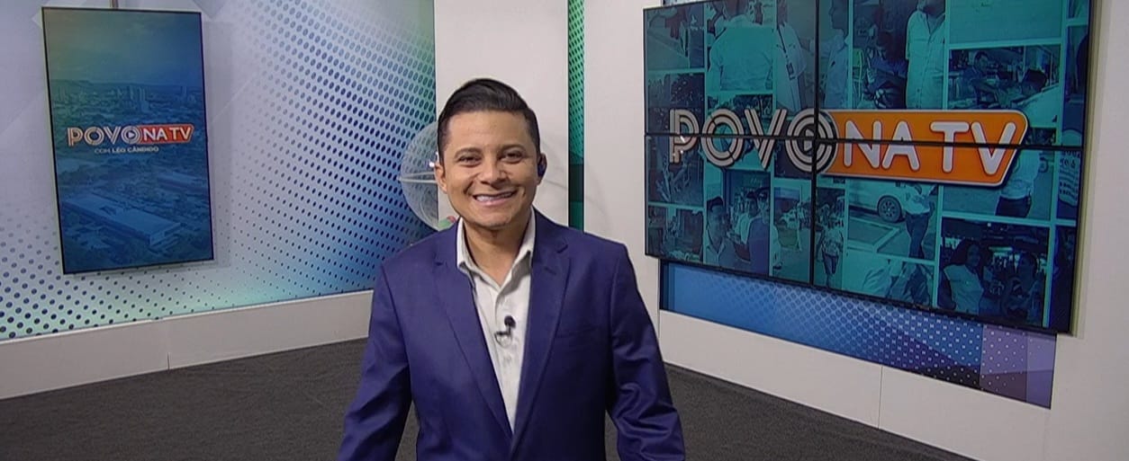 Programa Povo Na Tv foi apresentado por Léo Cândido - Foto: Reprodução/TV Norte Tocantins