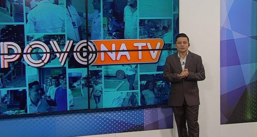 Programa Povo Na Tv foi apresentado por Léo Cândido - Foto: Reprodução/TV Norte Tocantins