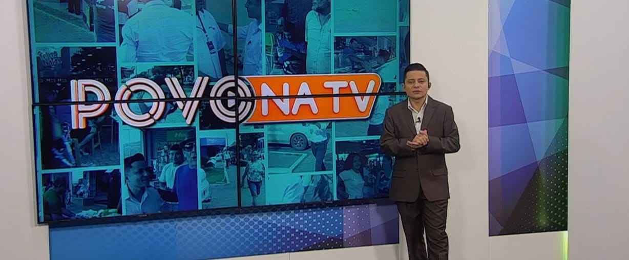 Programa Povo Na Tv foi apresentado por Léo Cândido - Foto: Reprodução/TV Norte Tocantins