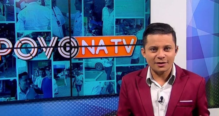 Programa Povo Na Tv foi apresentado por Léo Cândido - Foto: Reprodução/TV Norte Tocantins