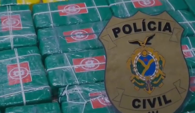 Cocaína foi apreendida na Manaus Moderna - Foto: Divulgação/PC-AM