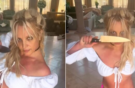 Polícia visita casa de Britney Spears após vídeo com facas viralizar