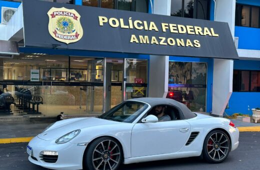 Porche é o 12º veículo de luxo apreendido na operação Emboabas - Foto: Divulgação/PF