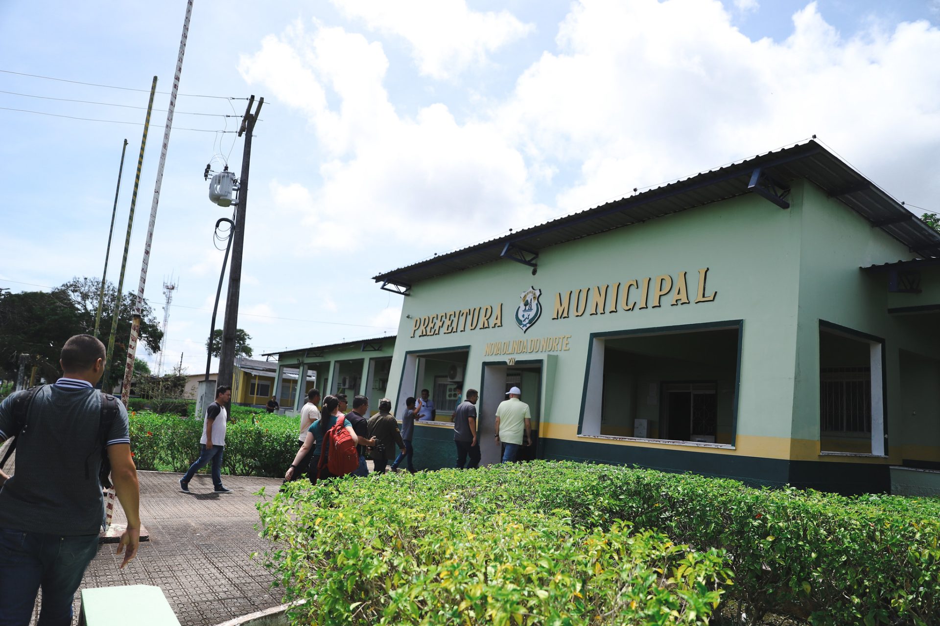 Sede da prefeitura de Nova Olinda do Norte - Foto: Divulgação/ Ascom Fausto Junior