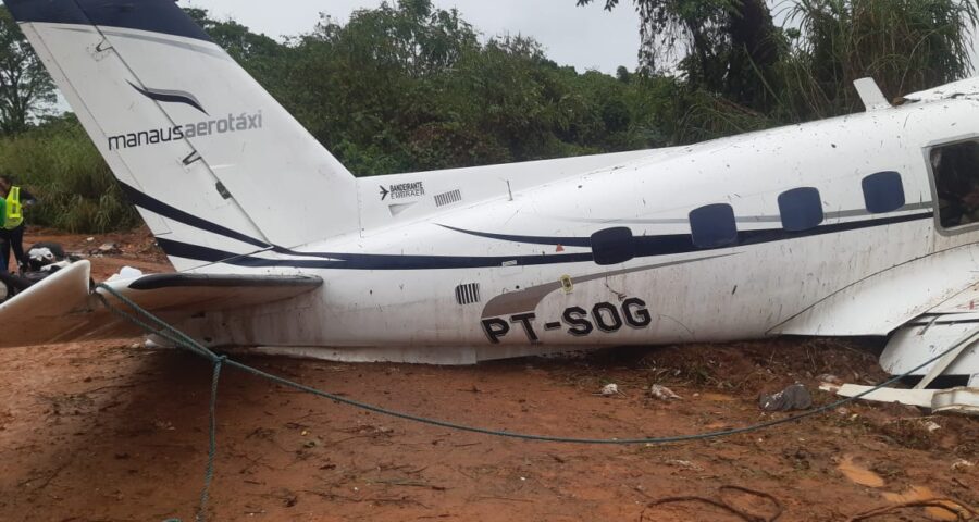 Queda de avião em Barcelos deixou 14 pessoas mortas em Barcelos - Foto: Reprodução/Whatsapp