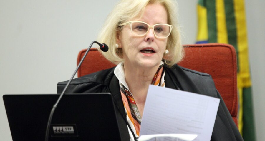 Rosa Weber chora durante última sessão na presidência