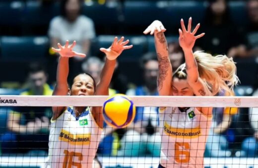 Seleção feminina vence a Bulgária, por 3 sets a 2, no Pré-Olímpico - Foto: Reprodução/ X @volei