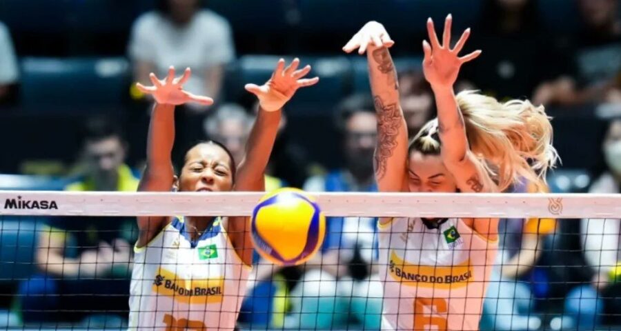 Seleção feminina vence a Bulgária, por 3 sets a 2, no Pré-Olímpico - Foto: Reprodução/ X @volei