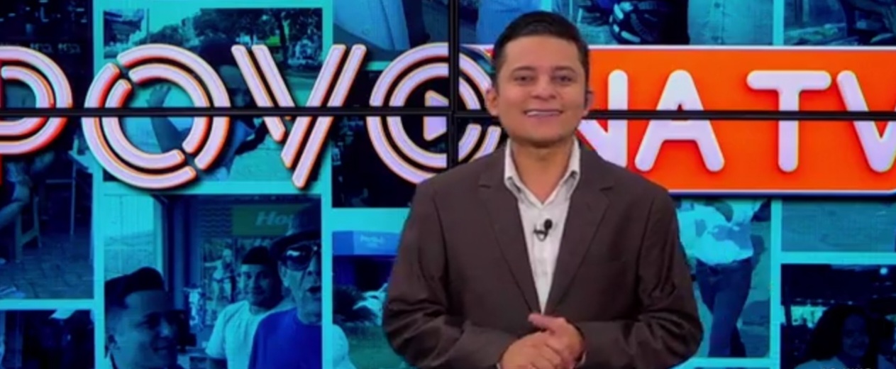 Programa Povo Na Tv foi apresentado por Léo Cândido - Foto: Reprodução/TV Norte Tocantins