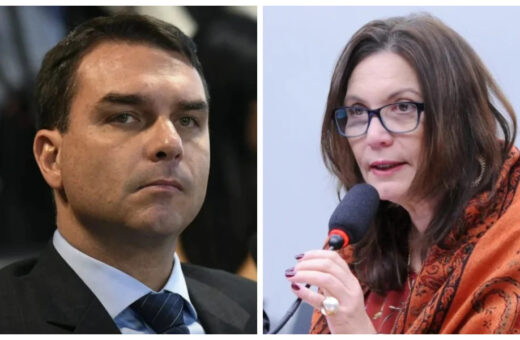 TSE mantém multa de R$ 30 mil a Flávio Bolsonaro e a Bia Kicis por fake news contra Lula-Fotos: Mateus Bonomi / AGIF; e Cleia Viana/Câmara dos Deputados