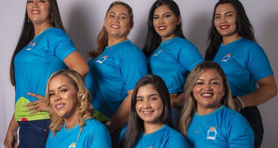 Candidatas trabalhadoras do concurso Musa do Busão 2023 - Foto: Grupo Norte de Comunicação