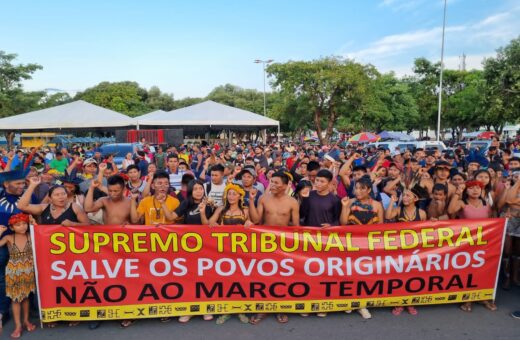 Mobilização de indígenas contra o Marco Temporal em Roraima - Foto: CIR/Arquivo