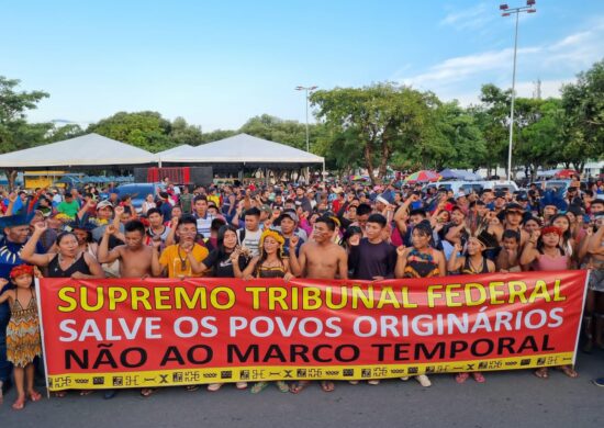 Mobilização de indígenas contra o Marco Temporal em Roraima - Foto: CIR/Arquivo