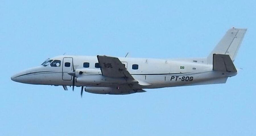 Avião que caiu é o PT SOG, segundo empresa - Foto: Reprodução/Instagram @manausaerotaxi