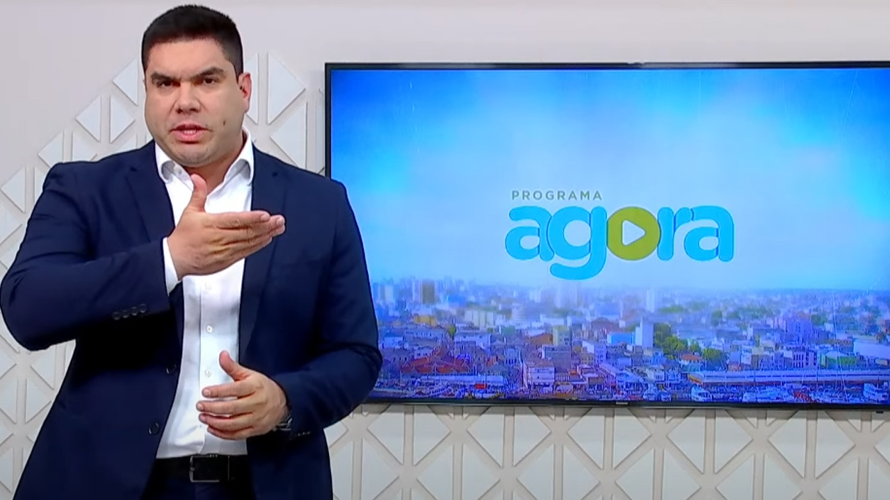 O Programa Agora é apresentado por Clayton Pascarelli – Foto: Reprodução/TV Norte Amazonas