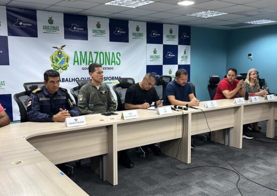 Coletiva de imprensa sobre queda de avião em Barcelos ocorreu em Manaus - Foto: Arquipo Góes/TV Norte Amazonas