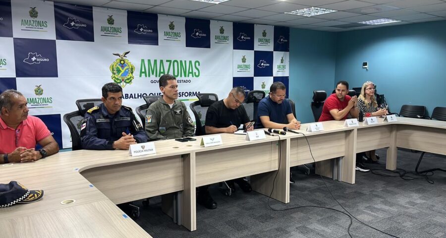 Coletiva de imprensa sobre queda de avião em Barcelos ocorreu em Manaus - Foto: Arquipo Góes/TV Norte Amazonas