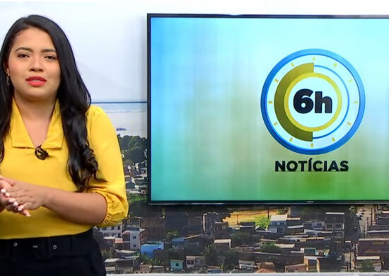 Jornal 6h Notícias foi apresentado por Luana Lima – Foto: Reprodução/TV Norte Amazonas