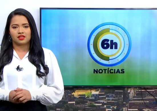 Jornal 6h Notícias foi apresentado por Luana Lima – Foto: Reprodução/TV Norte Amazonas