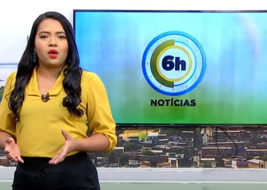 Jornal 6h Notícias foi apresentado por Luana Lima – Foto: Reprodução/TV Norte Amazonas