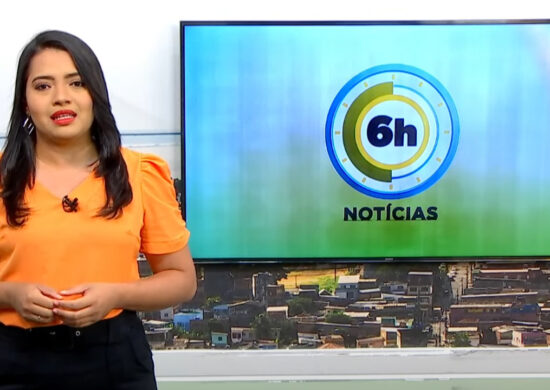 Jornal 6h Notícias foi apresentado por Luana Lima – Foto: Reprodução/TV Norte Amazonas