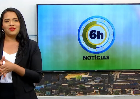 Jornal 6h Notícias foi apresentado por Luana Lima – Foto: Reprodução/TV Norte Amazonas