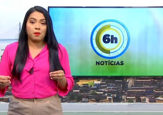 Jornal 6h Notícias foi apresentado por Luana Lima – Foto: Reprodução/TV Norte Amazonas