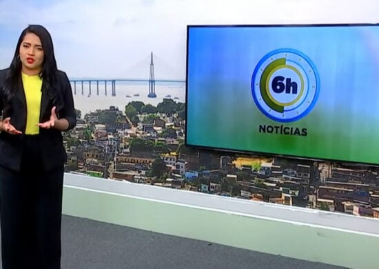 Jornal 6h Notícias foi apresentado por Luana Lima – Foto: Reprodução/TV Norte Amazonas