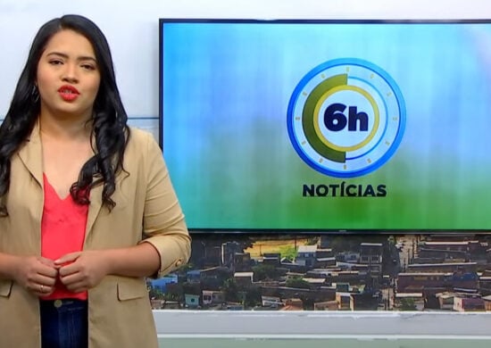 Jornal 6h Notícias foi apresentado por Luana Lima – Foto: Reprodução/TV Norte Amazonas