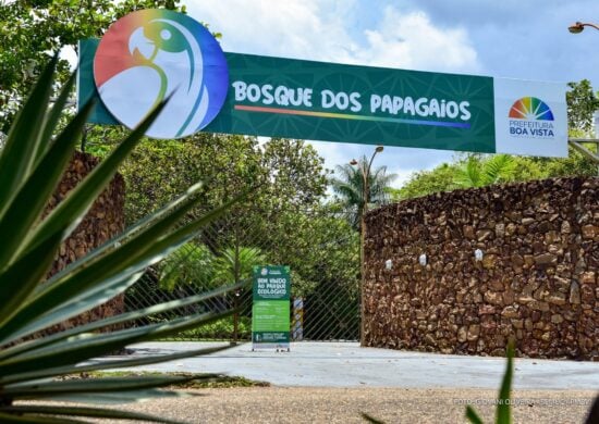 Entrada do Bosque dos Papagaios em Boa Vista - Foto: PMBV/Arquivo