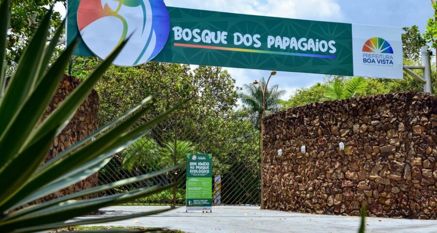 Entrada do Bosque dos Papagaios em Boa Vista - Foto: PMBV/Arquivo