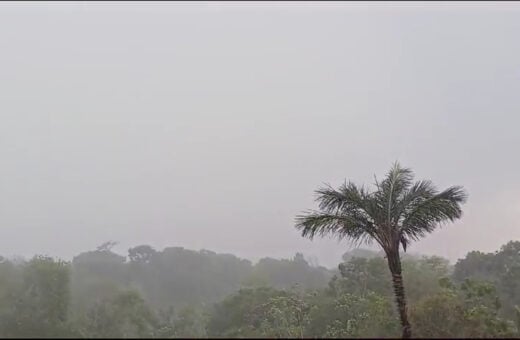 Ocorrências de chuva são registradas nas zonas Norte e Leste - Foto: Reproduçõa/WhatsApp