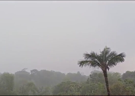 Ocorrências de chuva são registradas nas zonas Norte e Leste - Foto: Reproduçõa/WhatsApp