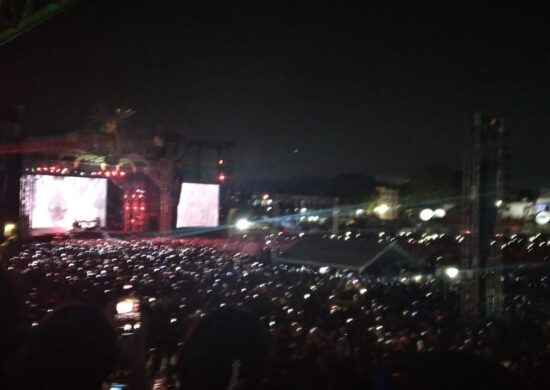 Mais de 100 mil pessoas acompanharam show de David Guetta no #SouManaus - Foto: Ana Kelly Franco/Portal Norte