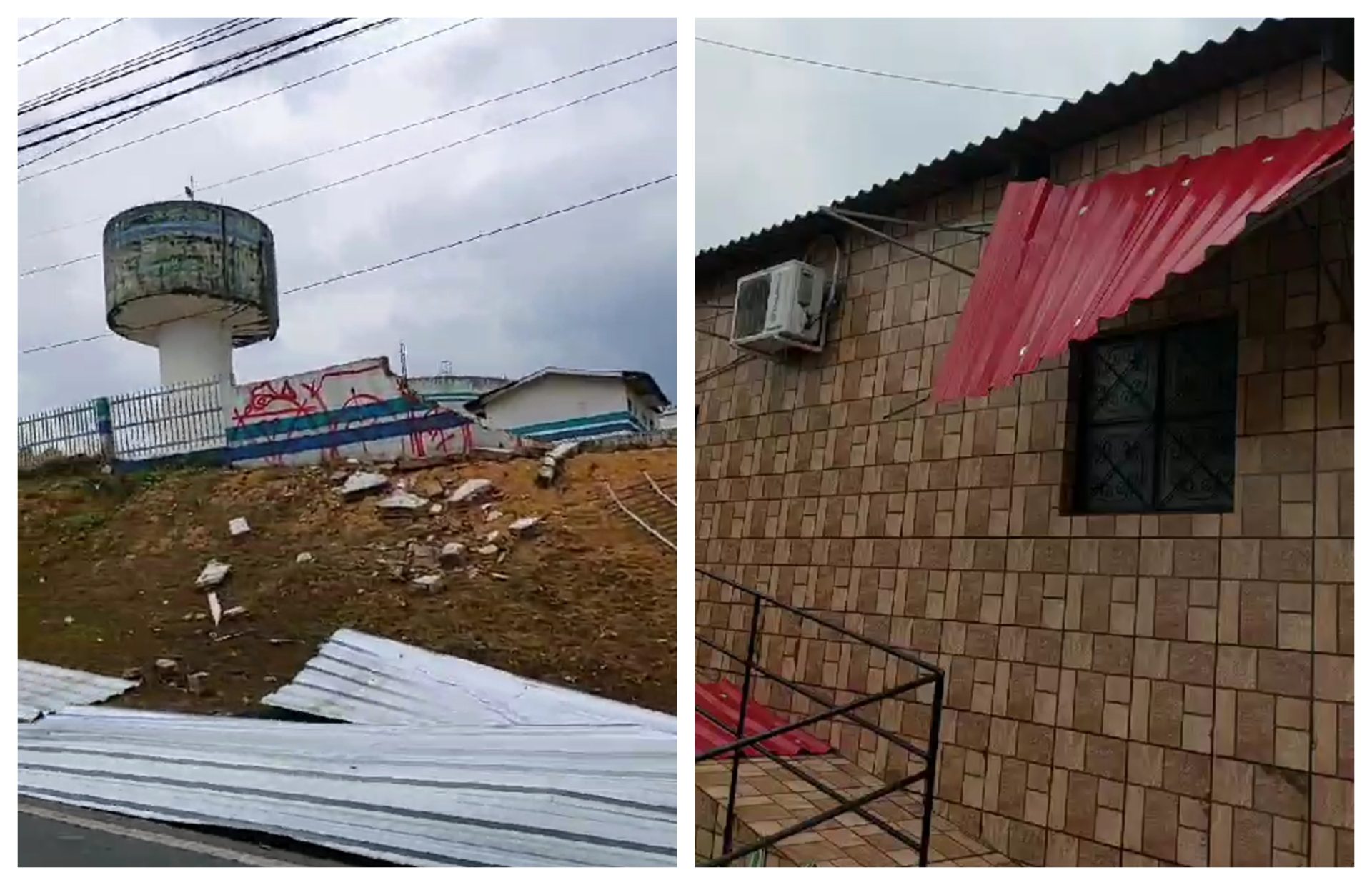 Chuva também provocou desabamentos, deslizamentos e alagações - Foto: Reprodução/WhatsApp