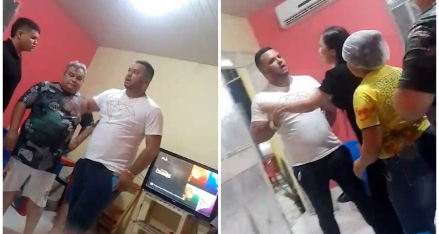 Entregador é agredido no local de trabalho após discussão em Manaus – Foto: Reprodução/TV Norte Amazonas