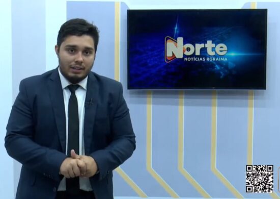 O jornal Norte Notícias é apresentado por Jhonatas Souza – Reprodução/Grupo Norte RR