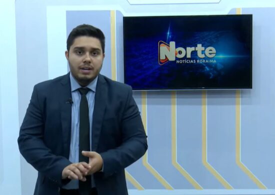 O jornal Norte Notícias é apresentado por Jhonatas Souza – Reprodução/TV Norte Boa Vista