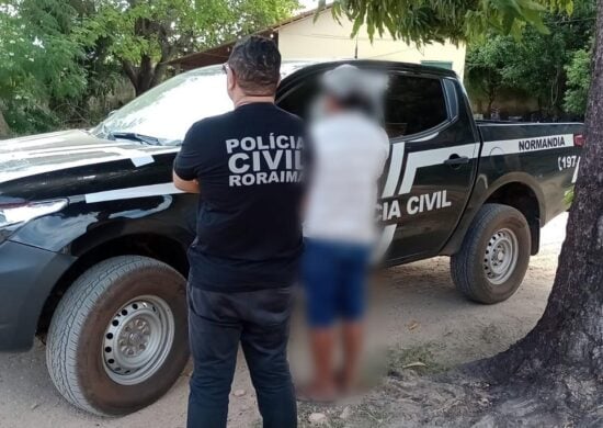 Indígena foi preso em Normandia pela Polícia Civil - Foto: PC-RR/Divulgação