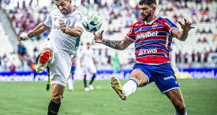 Partida entre Fortaleza x Gremio válido pela Vigésima quinta rodada do Campeonato Brasileiro realizado na Arena Castelao em Fortaleza, neste sábado (30) - Foto: Iago Ferreira/Agência O Dia/Agência O Dia/Estadão Conteúdo