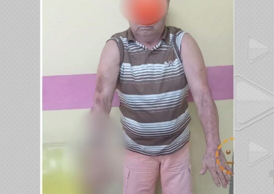 Idoso de 72 anos é agredido pelo próprio filho na Zona Leste de Manaus – Foto: Reprodução/TV Norte Amazonas