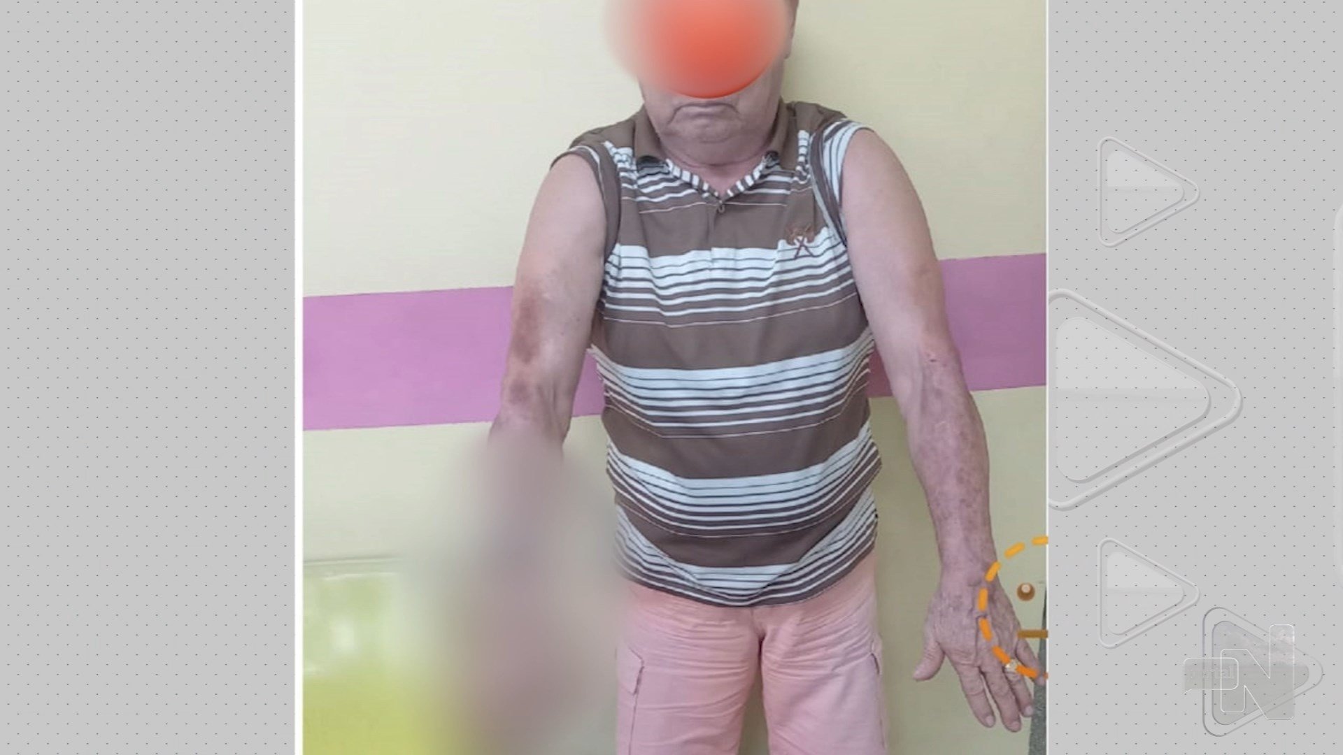 Idoso de 72 anos é agredido pelo próprio filho na Zona Leste de Manaus – Foto: Reprodução/TV Norte Amazonas
