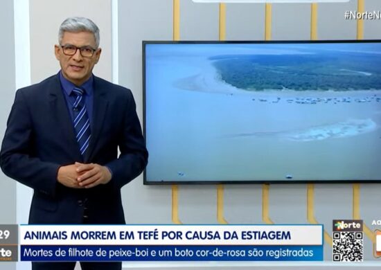 O Norte Notícias é apresentado por Valter Frota – Foto: Reprodução/TV Norte Amazonas