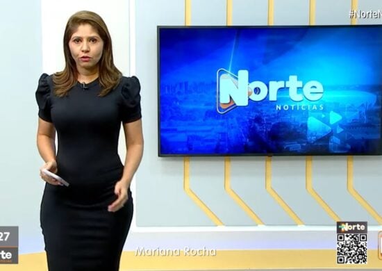 O Norte Notícias é apresentado por Mariana Rocha – Foto: Reprodução/TV Norte Amazonas